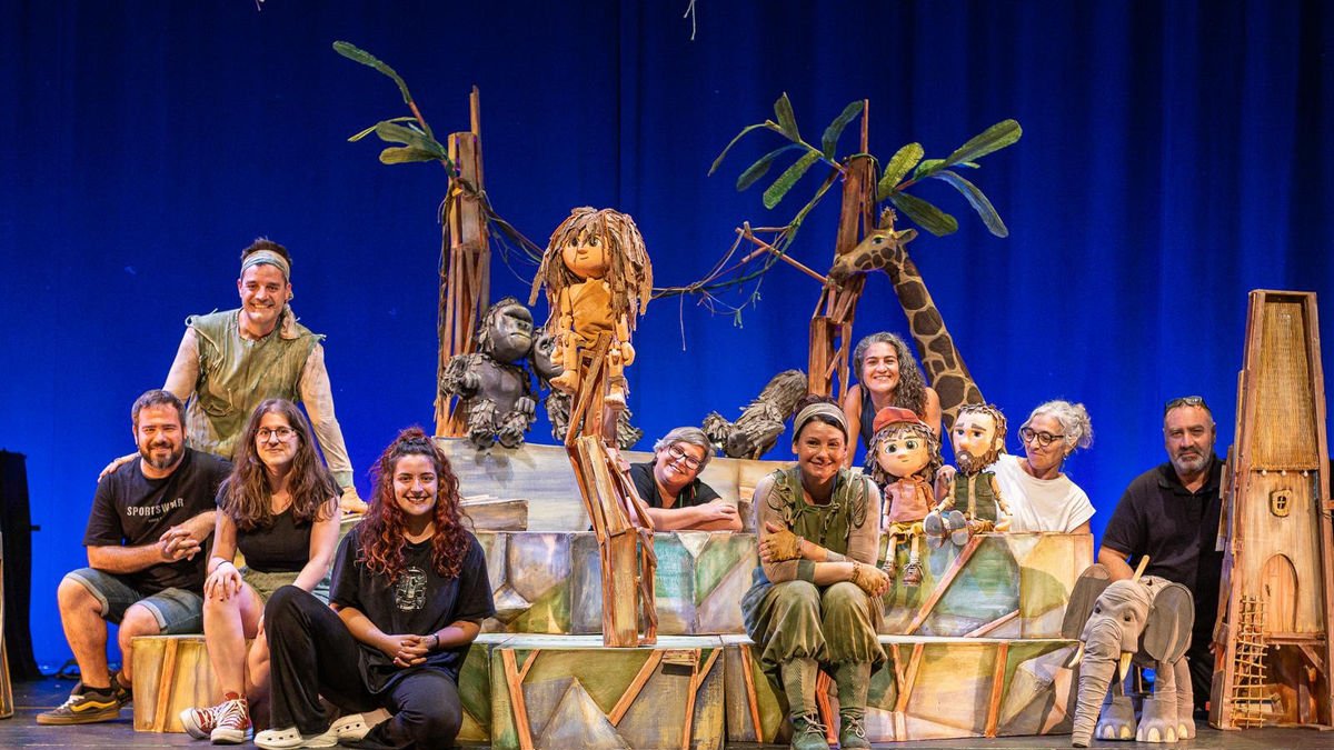 L’equip artístic de la companyia teatral lleidatana Festuc Teatre. - XAVIER RUÉ