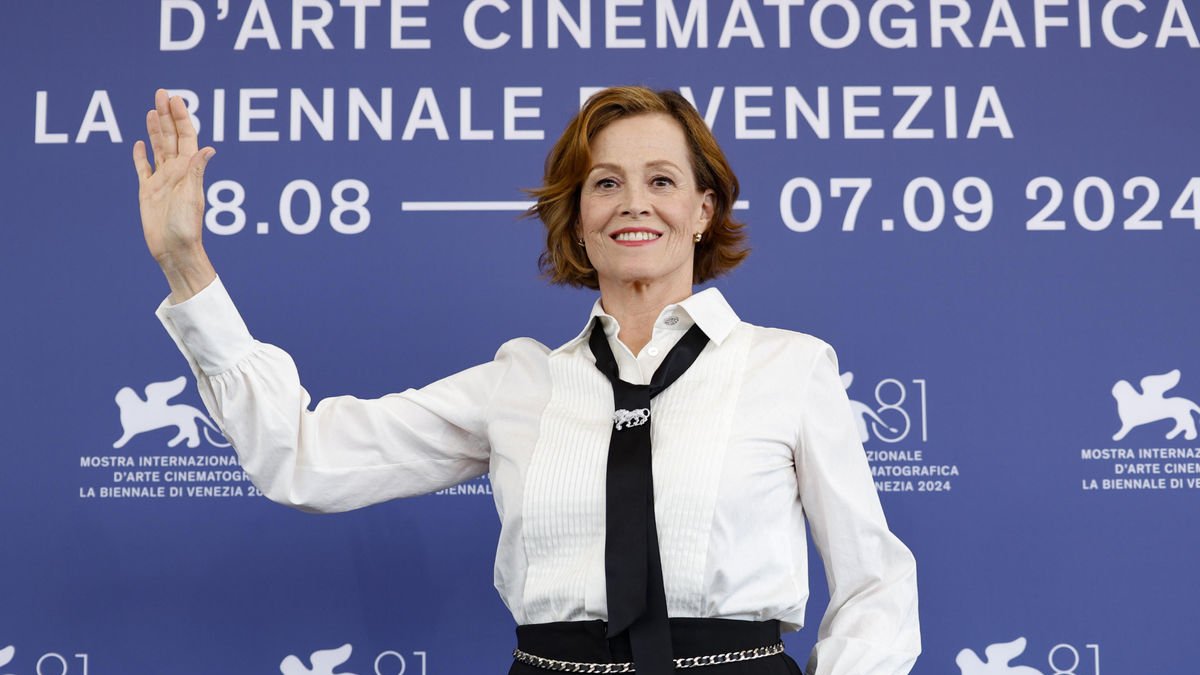 L’actriu Sigourney Weaver, ‘Lleona’ d’Or a Venècia. - EFE