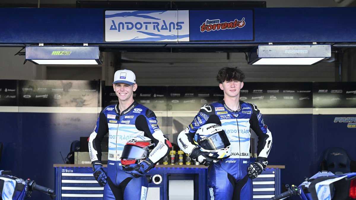 Los dos pilotos del Andotrans Team Torrentó.