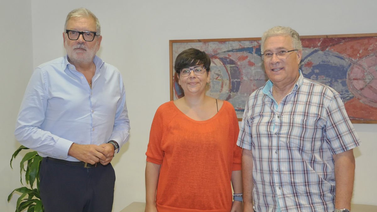 Félix Larrosa, Vanesa Ortega y Miguel Ángel Jaray. - AJUNTAMENT DE LLEIDA