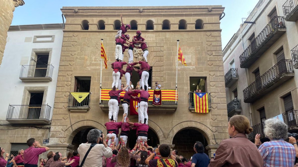 'Diada' castellera en Agramunt - ALBERT GUERRERO