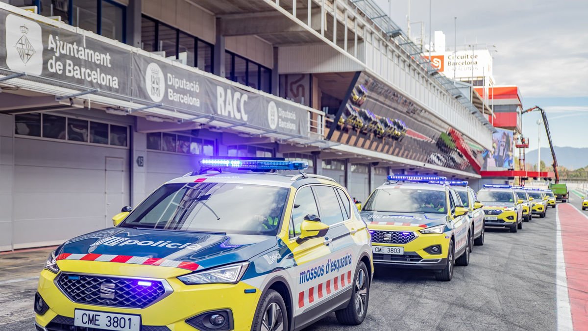 Los nuevos vehículos de la división de Tráfico de los Mossos, que se presentaron a finales de 2023. - DEPARTAMENTO DE INTERIOR