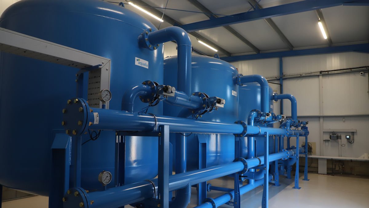 Interior de les instal·lacions de la nova potabilitzadora. - MAGDALENA ALTISENT