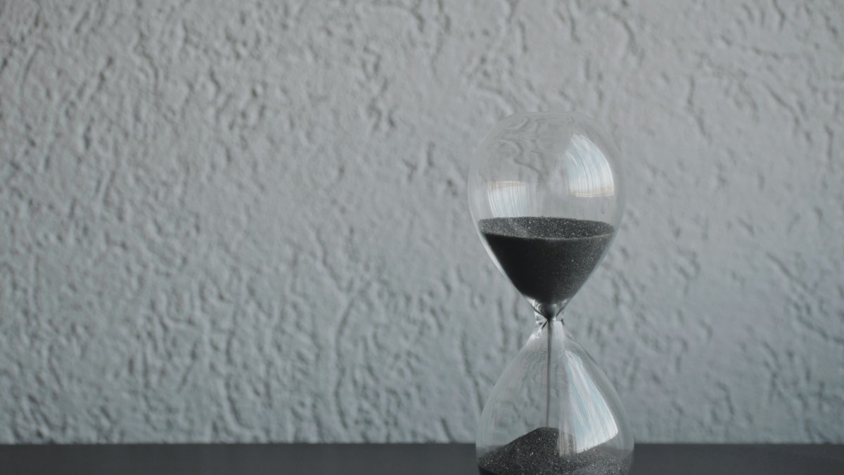 Imatge d’arxiu d’un rellotge de sorra.