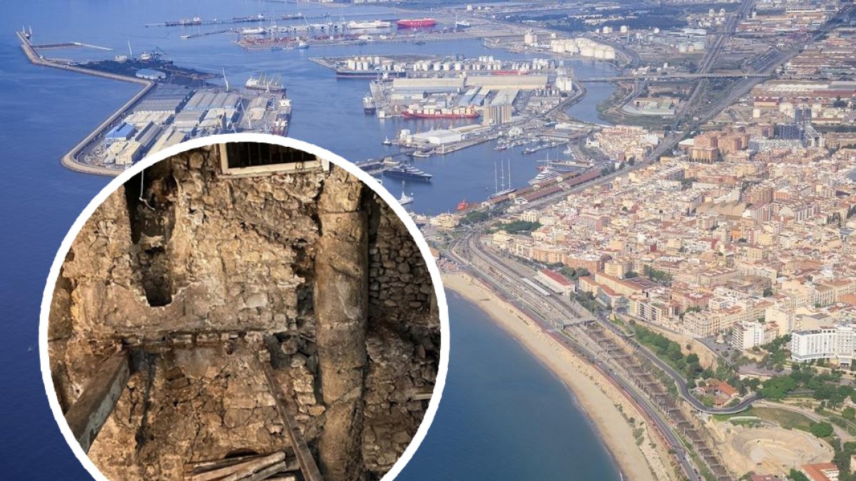 Encuentran unos restos en la plaza d'en Rovellat de Tarragona que podrían pertenecer a una catedral visigoda