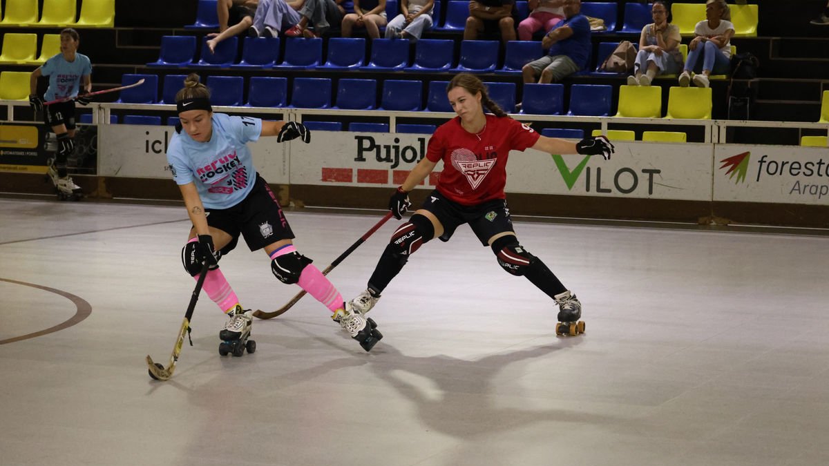 Una acción del partido amistoso disputado ayer entre el Vila-sana y el Alpicat. - JOAN GÓMEZ