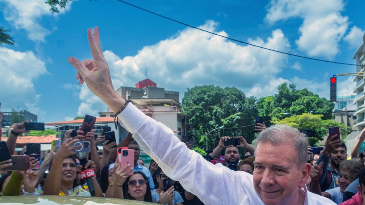 L’opositor González Urrutia, en una imatge de juliol, es troba desaparegut. - EUROPA PRESS / CONTACTO / JIMMY VILLALTA