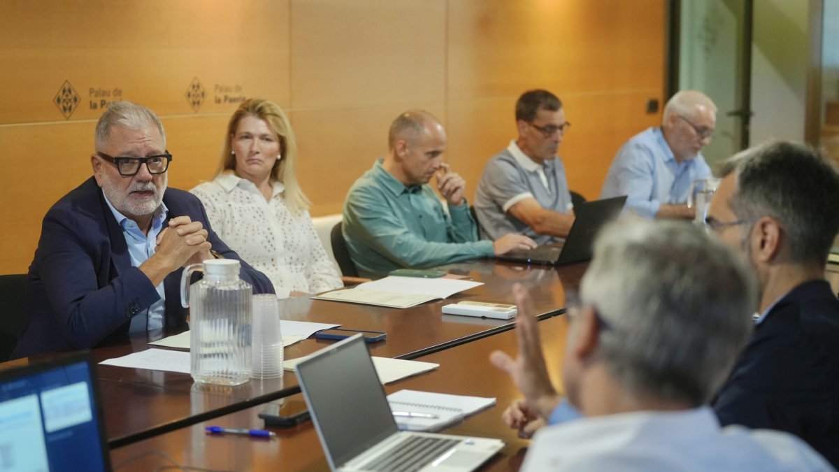 Un momento de la reunión del comité estratégico de la vivienda.