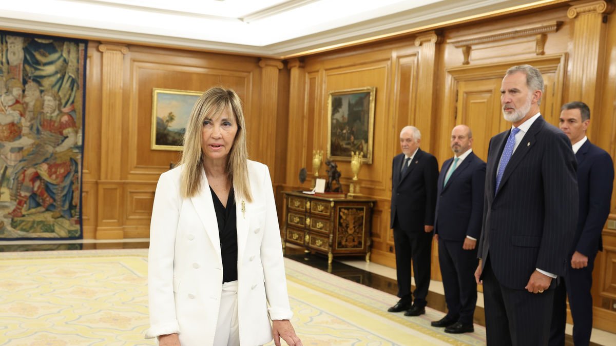 Isabel Perelló toma posesión como presidenta del Supremo y del CGPJ - MARTA FERNÁNDEZ / EUROPA PRESS