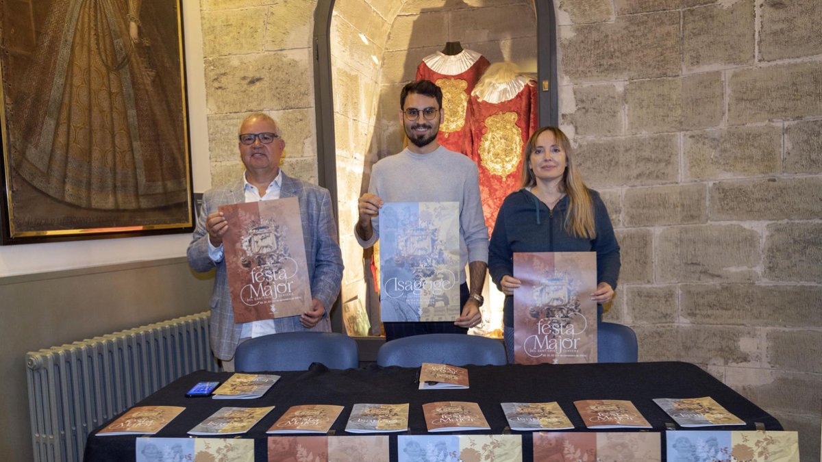 Presentació ahir a Cervera de la setmana cultural Isagoge. - XAVIER SANTESMASSES