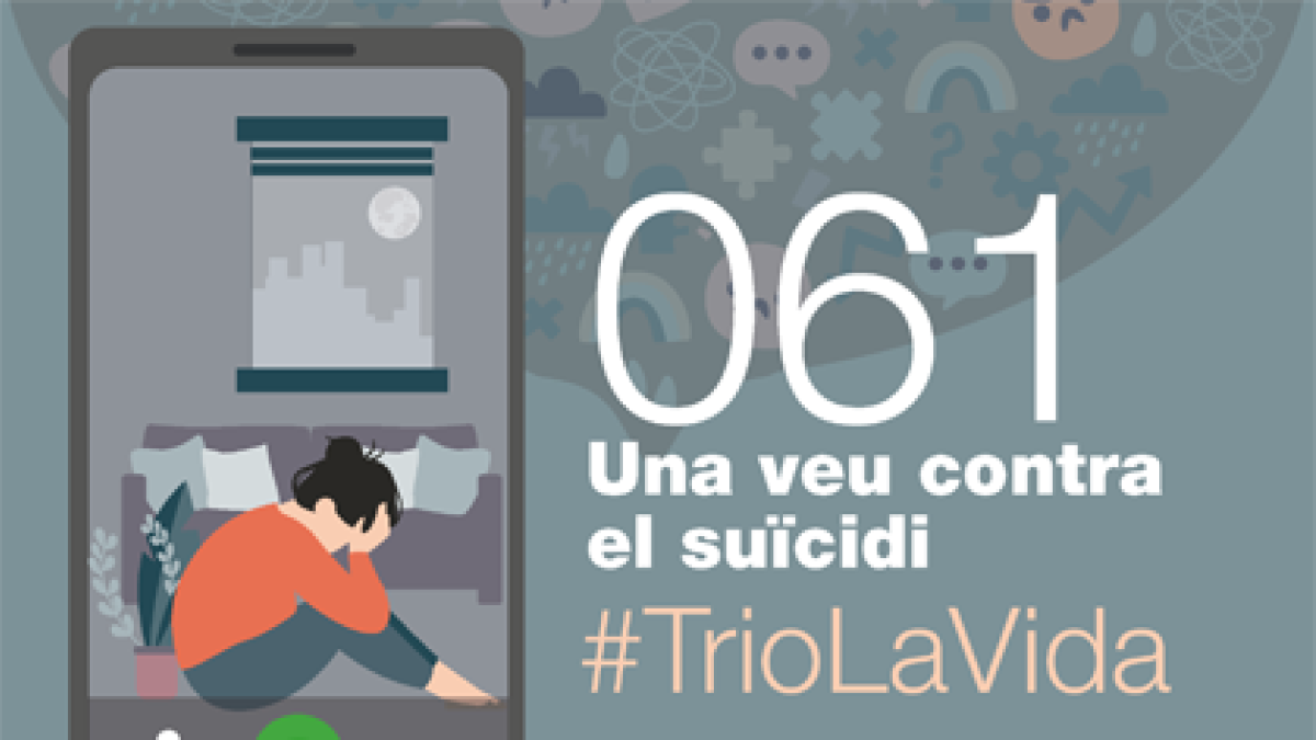 ¿Tienes ideación suicida o conoces a alguien que necesite ayuda? Llama al 061.