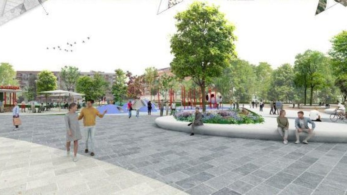 Uno de los tres proyectos que pasaron a la final del concurso de ideas. - J.GÓMEZ