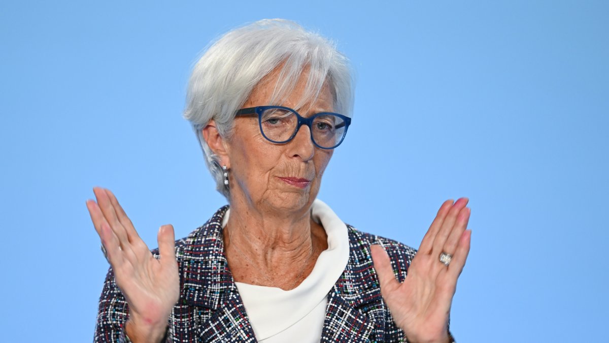 La presidenta del Banco Central Europeo, Christine Lagarde.