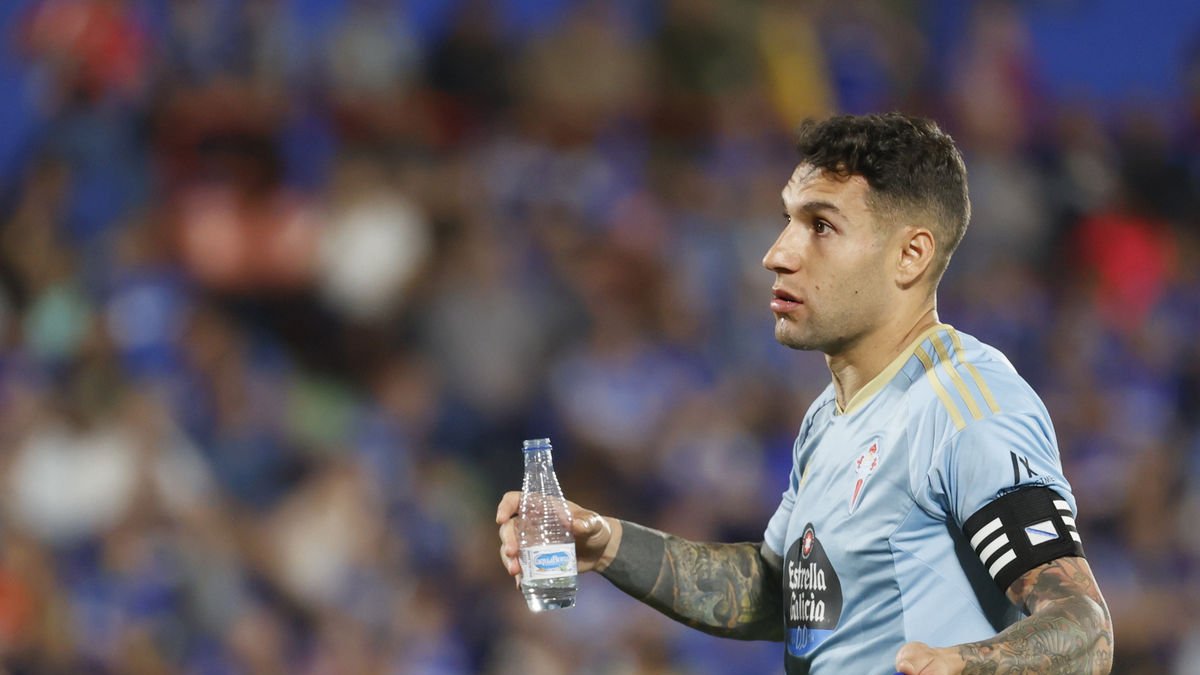 Hugo Mallo, en una imagen de archivo como jugador del Celta. - EFE/MARISCAL