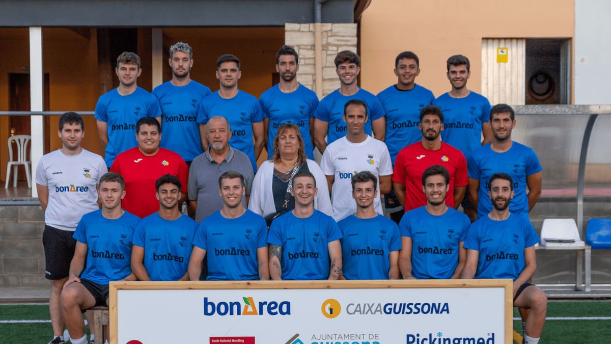 La plantilla del Guissona para esta temporada 2024-25. - UE GUISSONA