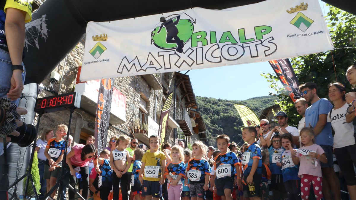 Una de las salidas de la Matxixics, ayer en Rialp. - EDGAR ALDANA