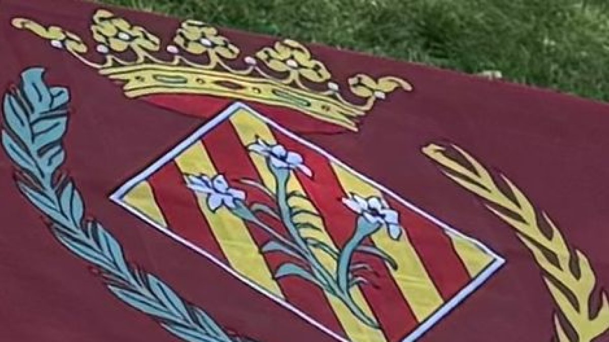 L'escut actual de la ciutat.
