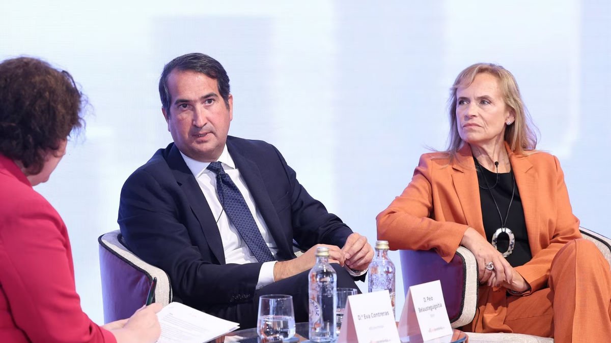 El country manager de BBVA per a Espanya, Peio Belausteguigoitia, durant la participació en el fòrum. - BBVA