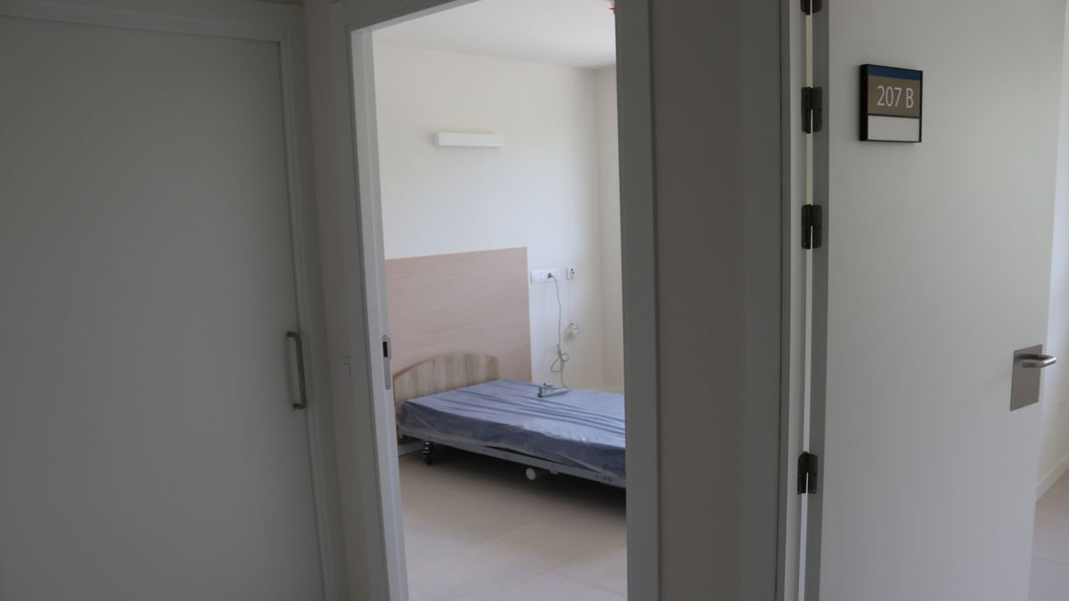 Una de les habitacions que s’han habilitat a la residència. - A.M.