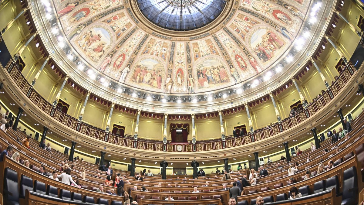El hemiciclo del Congreso.