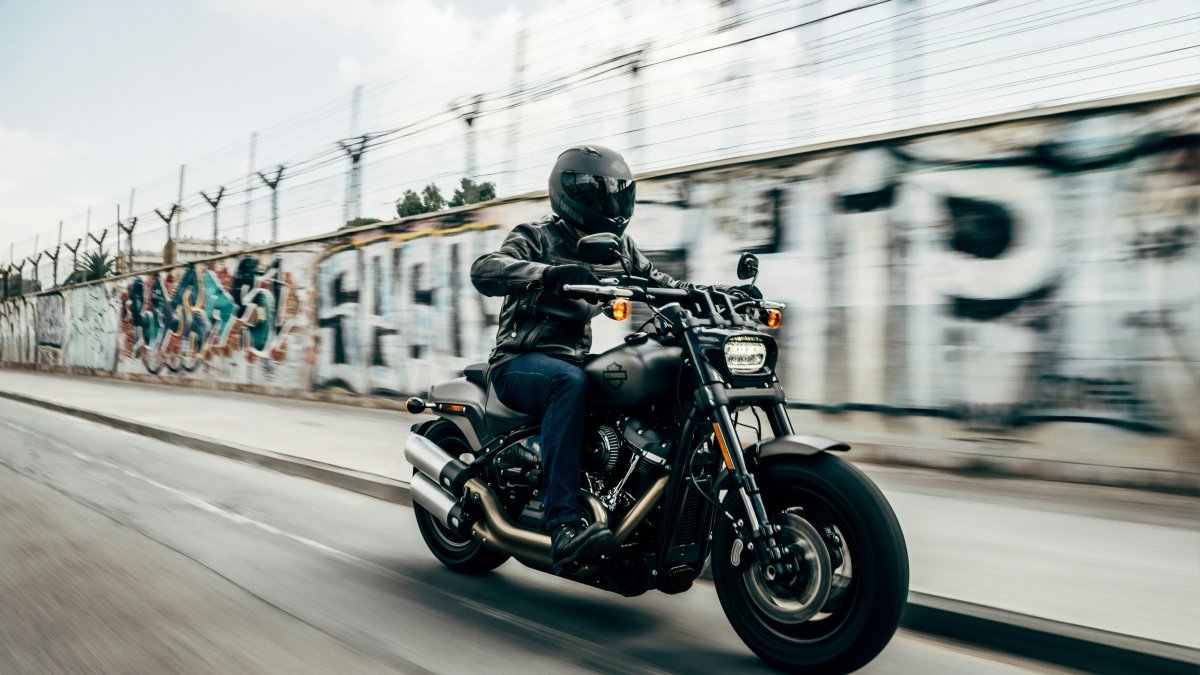 Imatge d’arxiu d’un motorista.