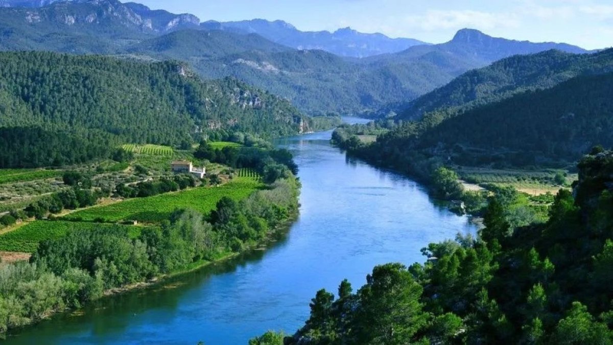 Las vistas de la Noguera Ribagorçana que mostrarán en Esport3. - CCMA