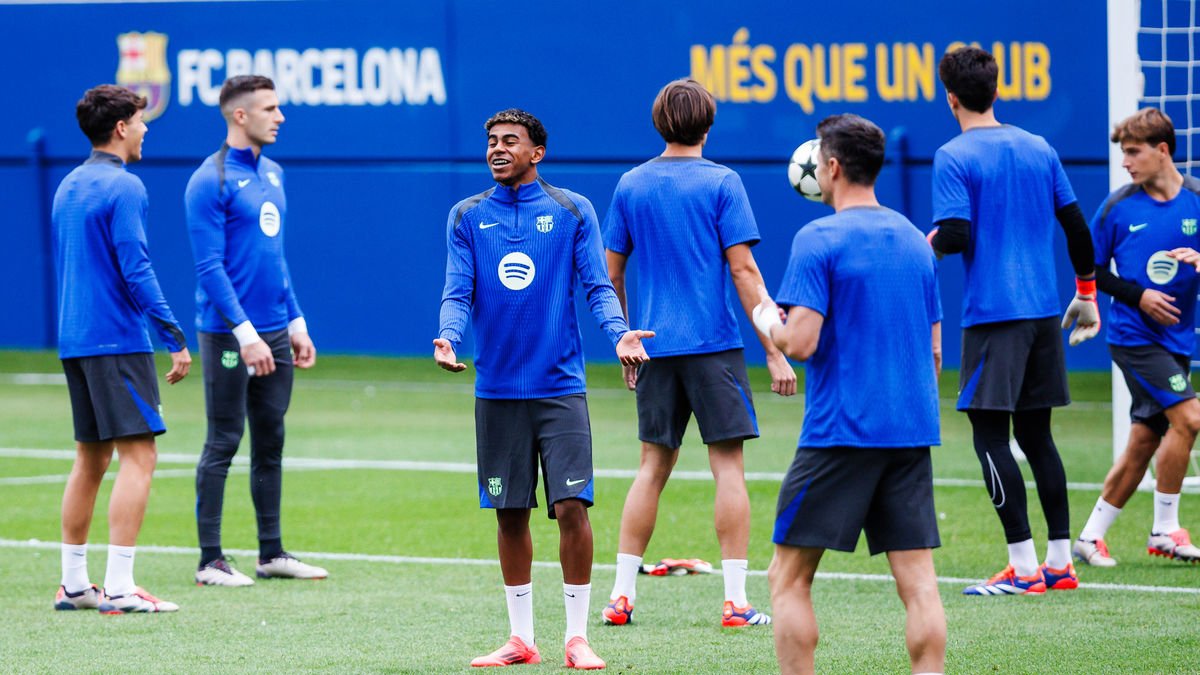 Lamine Yamal será una de las referencias ofensivas hoy en el campo del Mónaco. - EFE