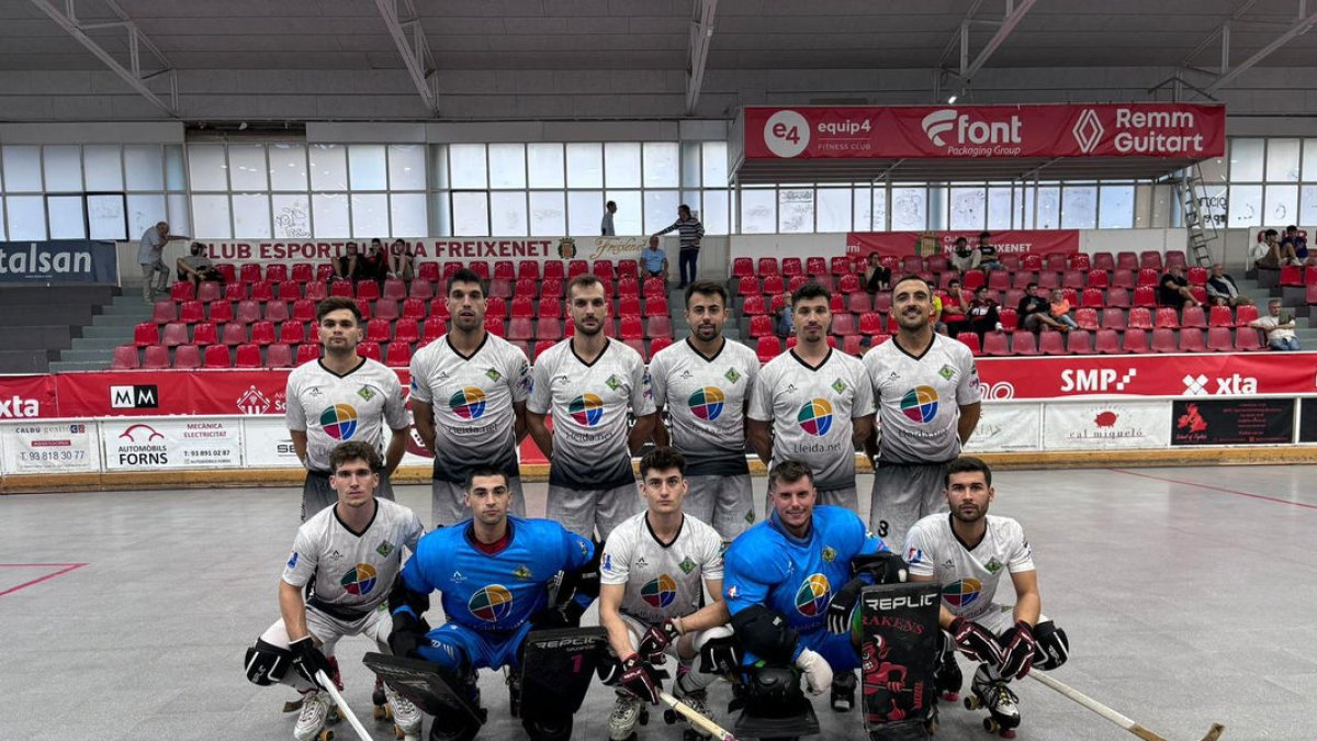 El Lleida.net Alpicat acudió a Sant Sadurní con los once jugadores que tiene en la plantilla.