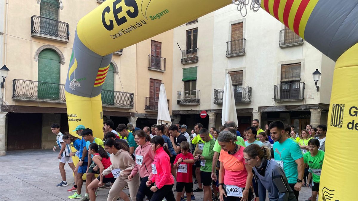 Un momento de la salida de la prueba. - ALBERT G.