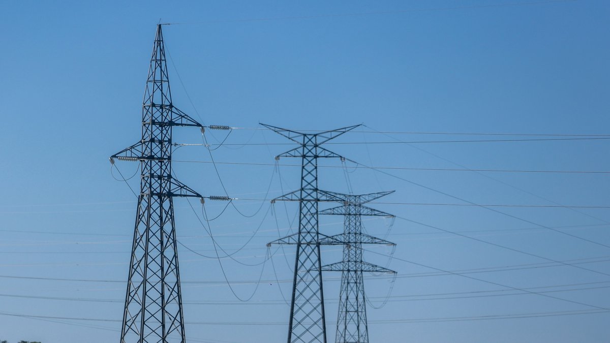 Torres d’alta tensió.