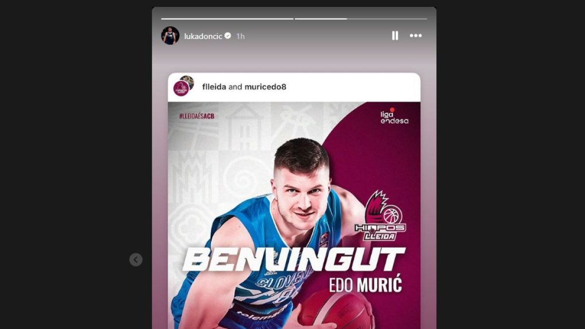 La compartició al compte oficial de Luka Doncic.