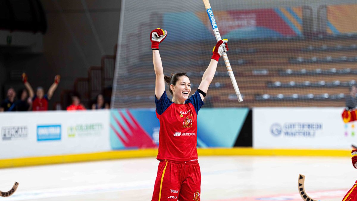 La leridana Victòria Porta celebra la clasificación de ayer. - RFEP