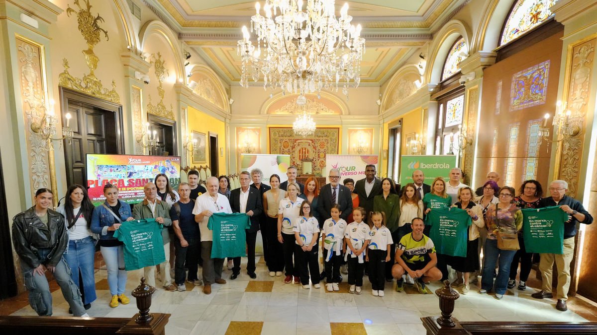 La Paeria va acollir la presentació, a la qual van anar representants de clubs i federacions. - MARIO GASCÓN