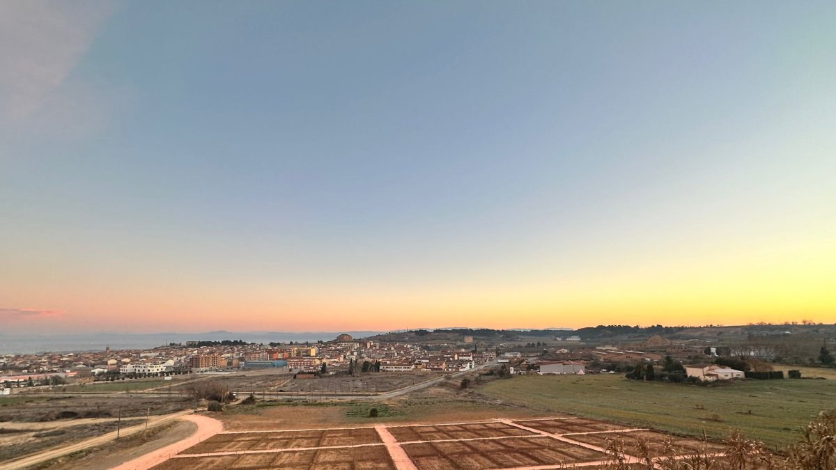 Una vista d’Almacelles en una imatge d’arxiu.
