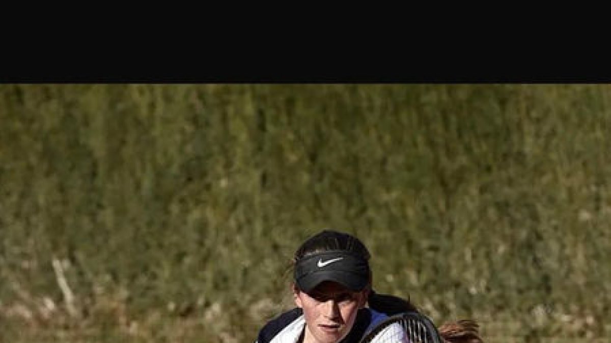 Meritxell Teixidó, durant un torneig. - FEDERACIÓ CATALANA DE TENNIS