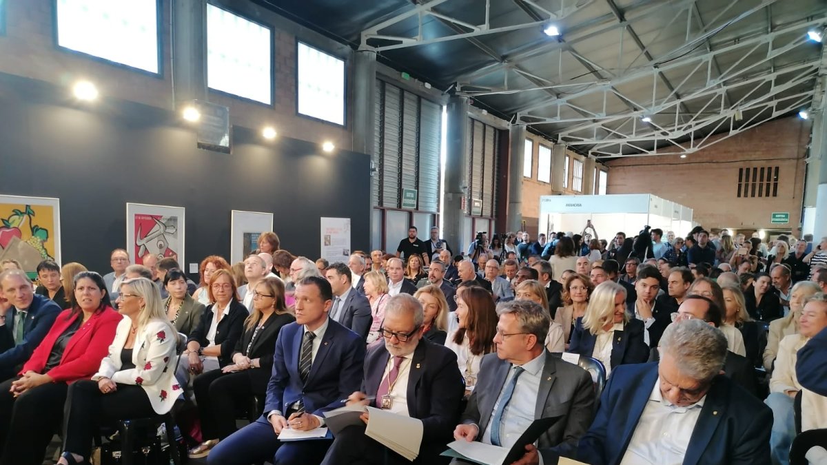 Les autoritats, en l’inici de l’acte inaugural.