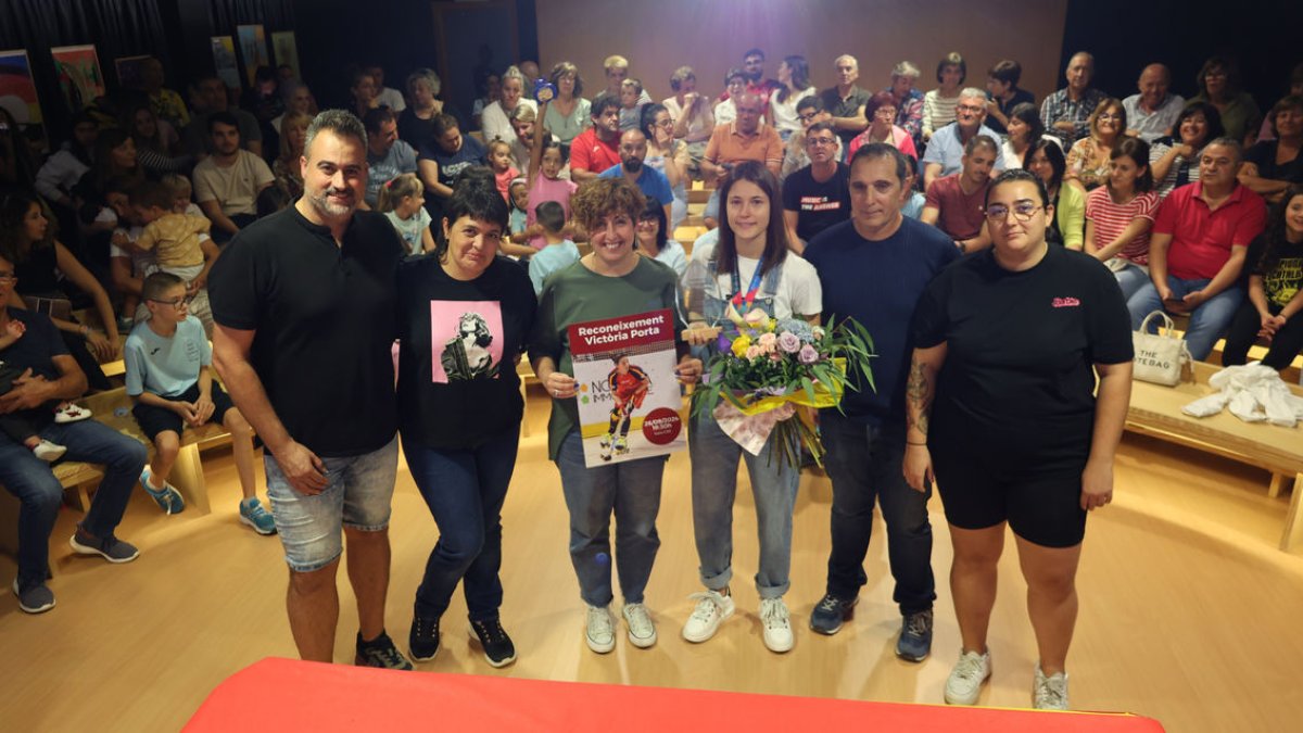 El acto se llevó a cabo en el Centre d’Immersió de Vila-sana. - J.GÓMEZ