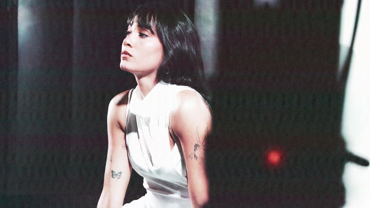 Imagen de Aitana en el rodaje de la docuserie.