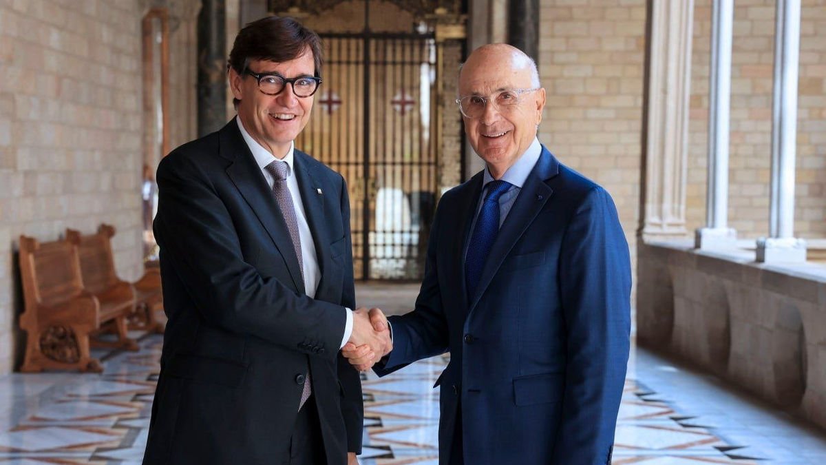 El president se reunió ayer con Josep Antoni Duran i Lleida. - GOVERN