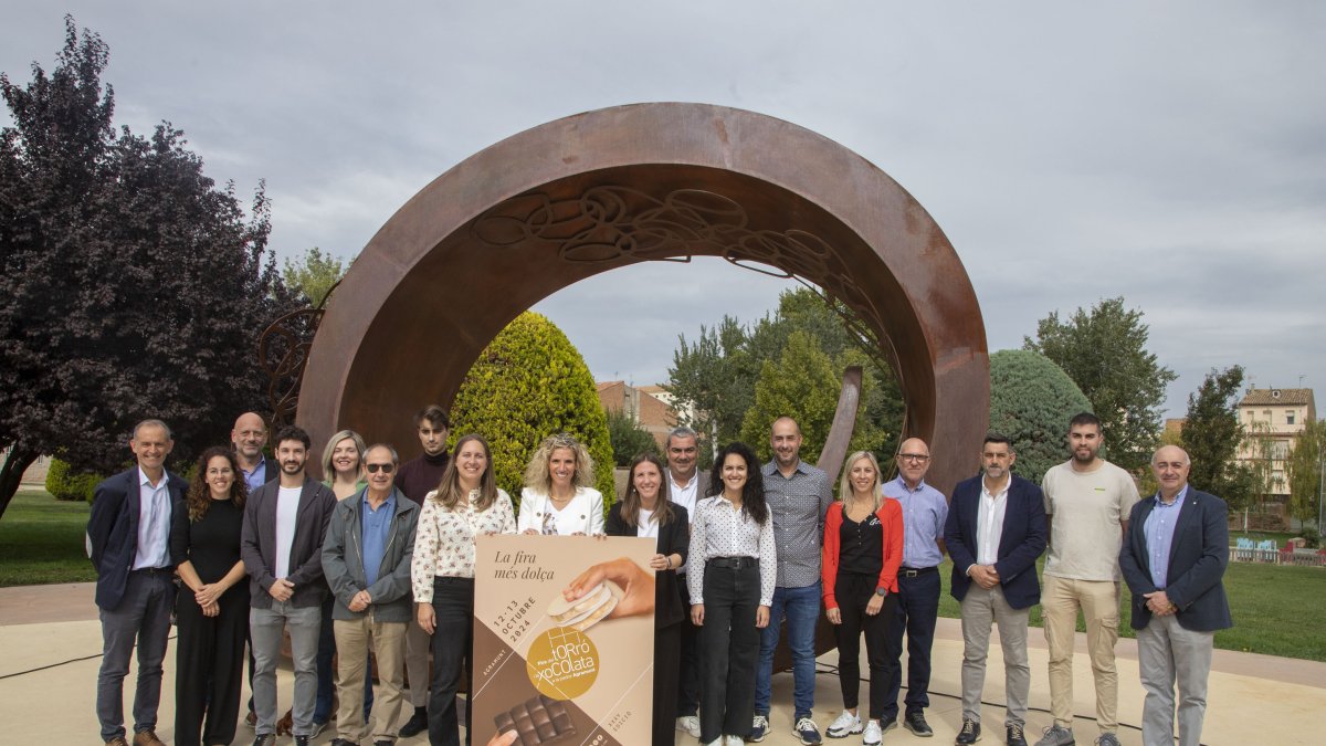 El acto de presentación de la Fira del Torró de Agramunt.