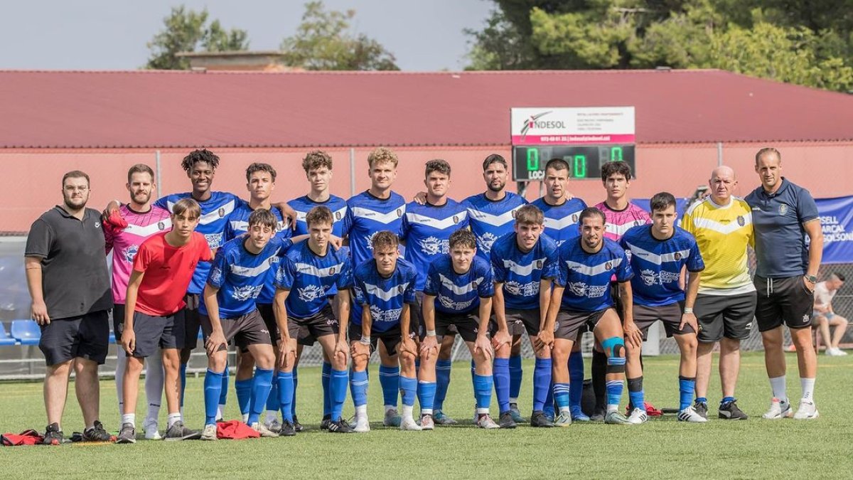 La plantilla del CF Solsona per a aquesta temporada 2024-25.