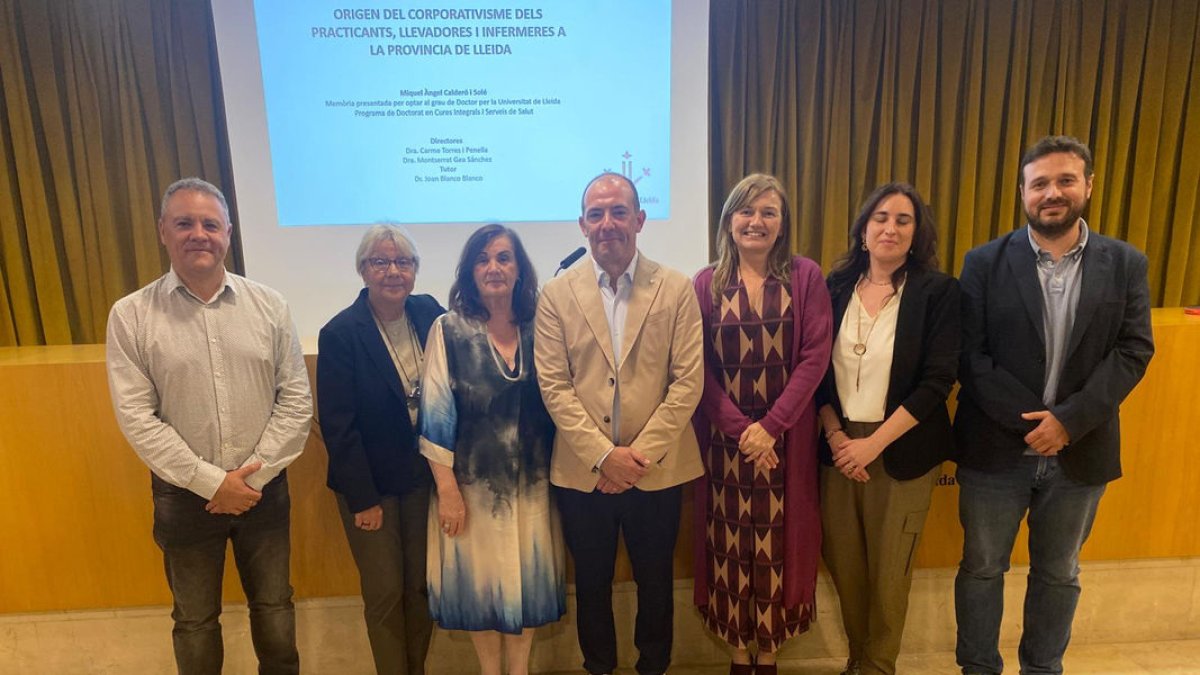 Calderó va defensar ahir la seua tesi doctoral a la UdL. - COILL