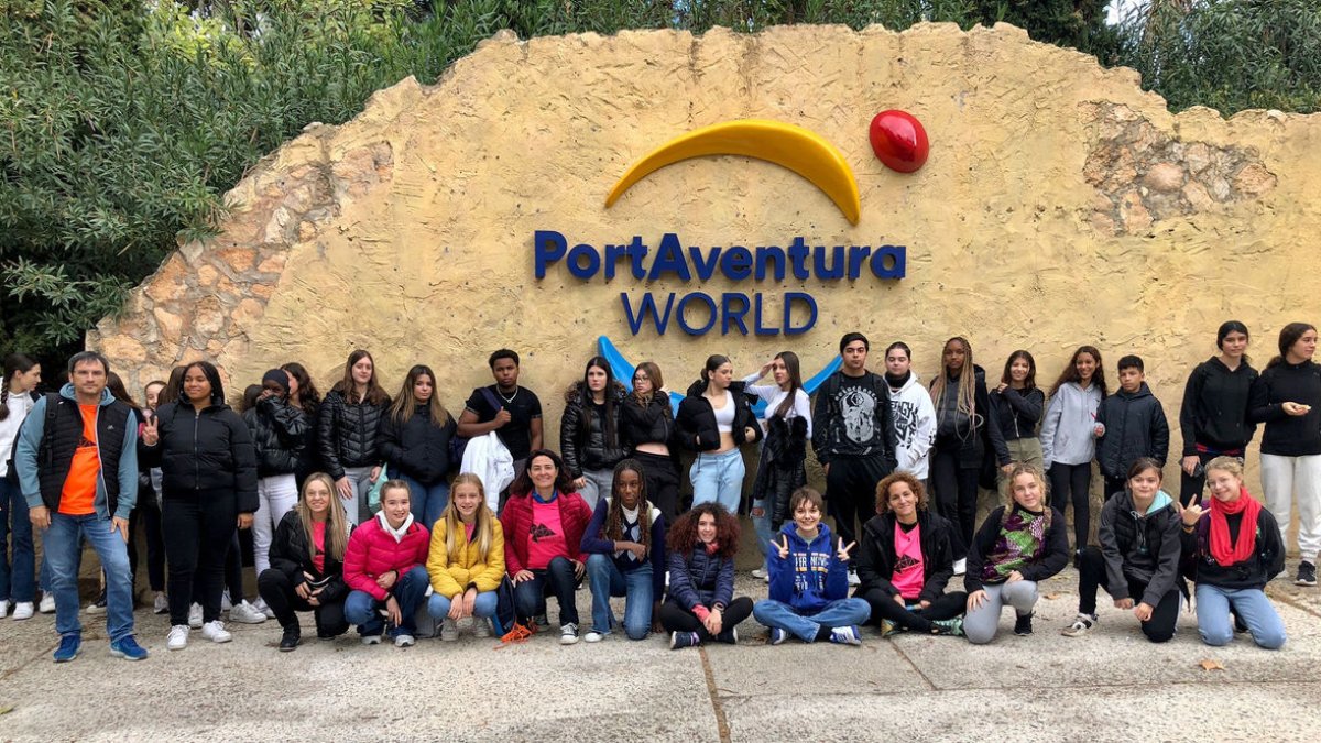 Visita de l’any passat a PortAventura. - PAERIA