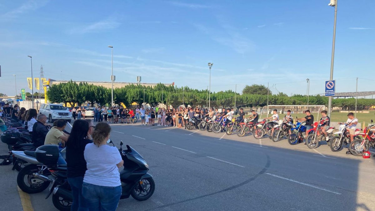 Homenaje celebrado el pasado mes de julio a la adolescente fallecida. - SEGRE