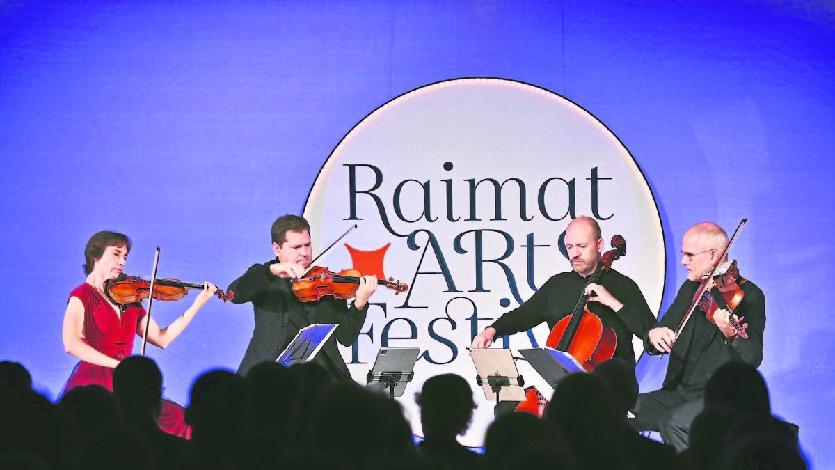 El Quartet Casals va protagonitzar dissabte a la nit el concert central del Raimat Arts Festival. - DAVID DEL VAL