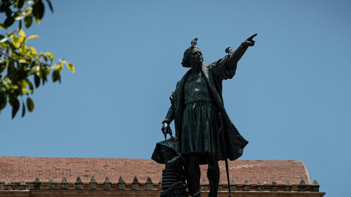Estàtua de Cristòfor Colom a Santo Domingo.