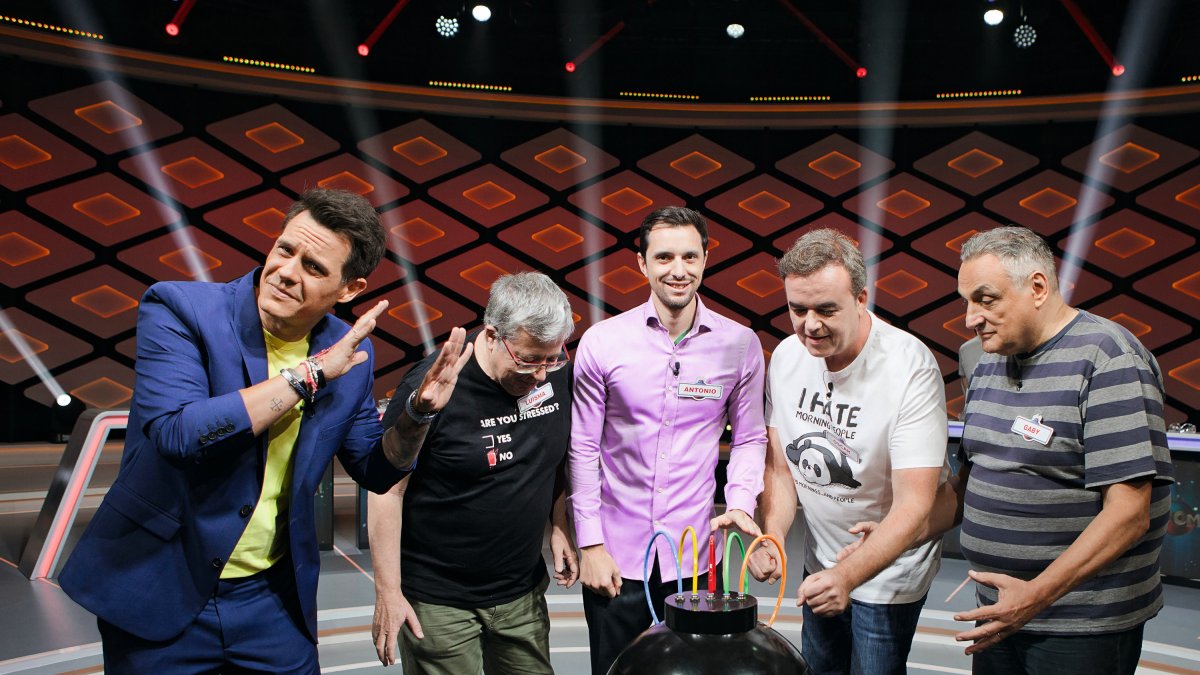 Con este programa, el madrileño ha vuelto a los platós de televisión.