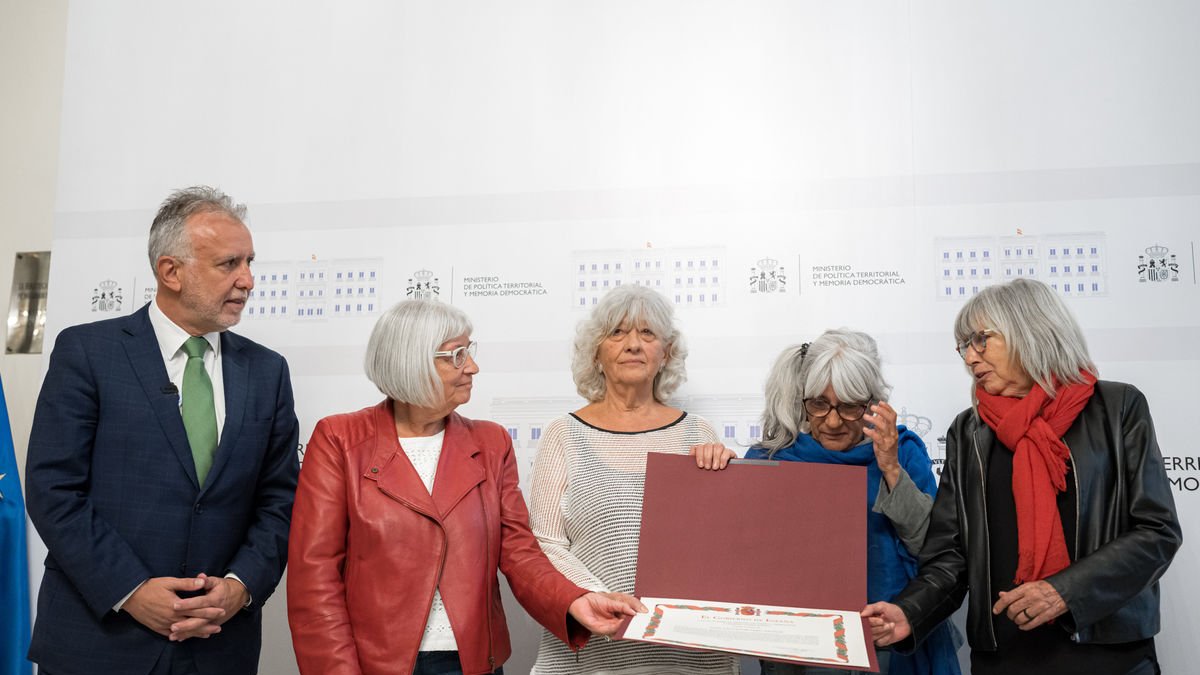 Les germanes de Puig Antich rebent el reconeixement. - EUROPA PRESS