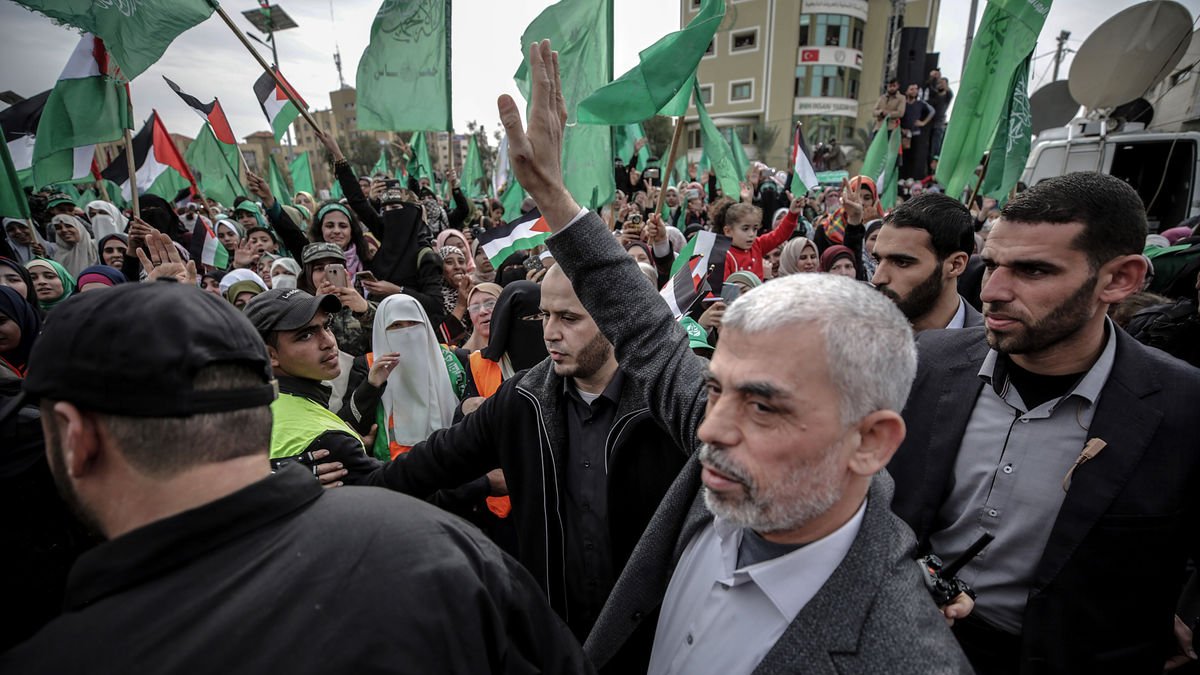 Foto de archivo del líder de Hamás, Yahya Sinwar. - EFE/EPA/MOHAMMED SABER