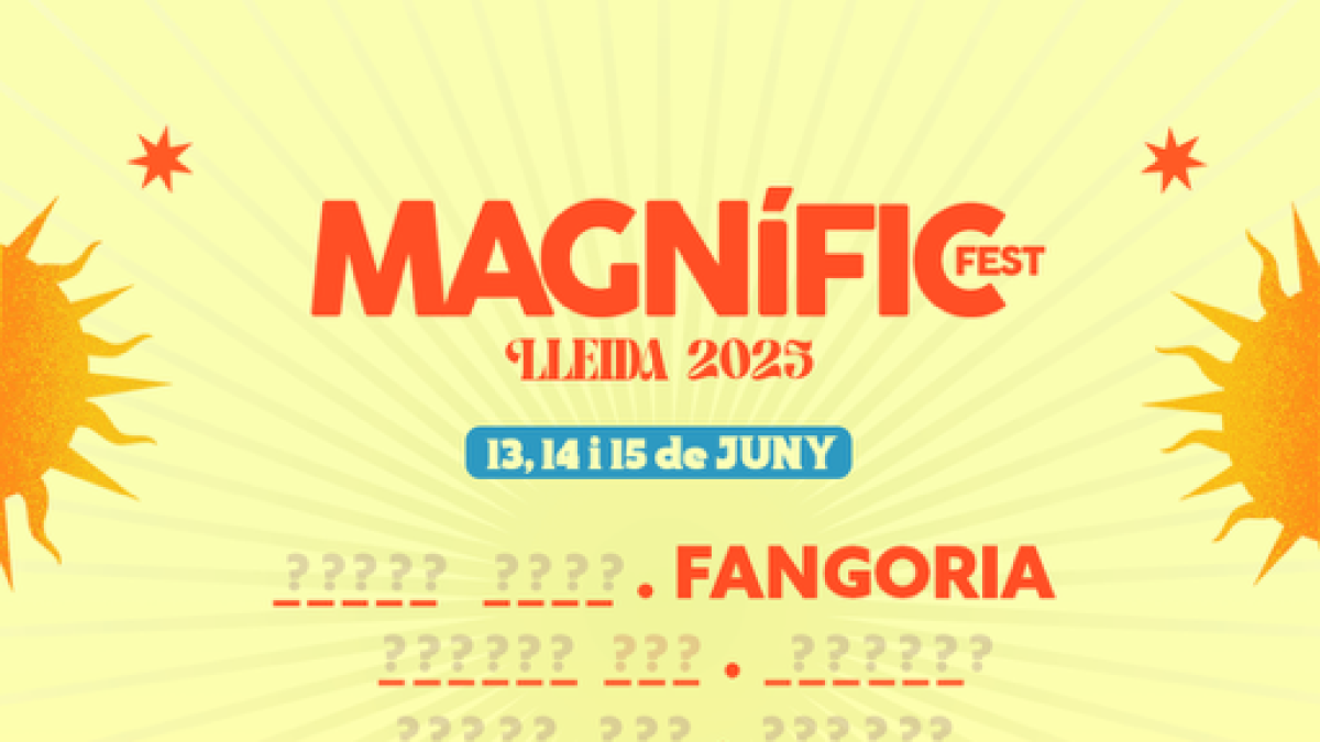 Cartel del Magnífic Fest Lleida 2025.